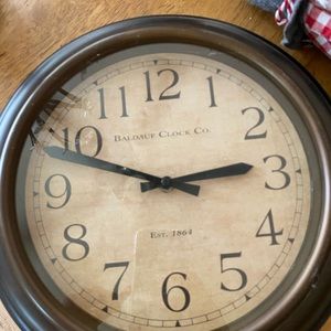 Clock 12 inches